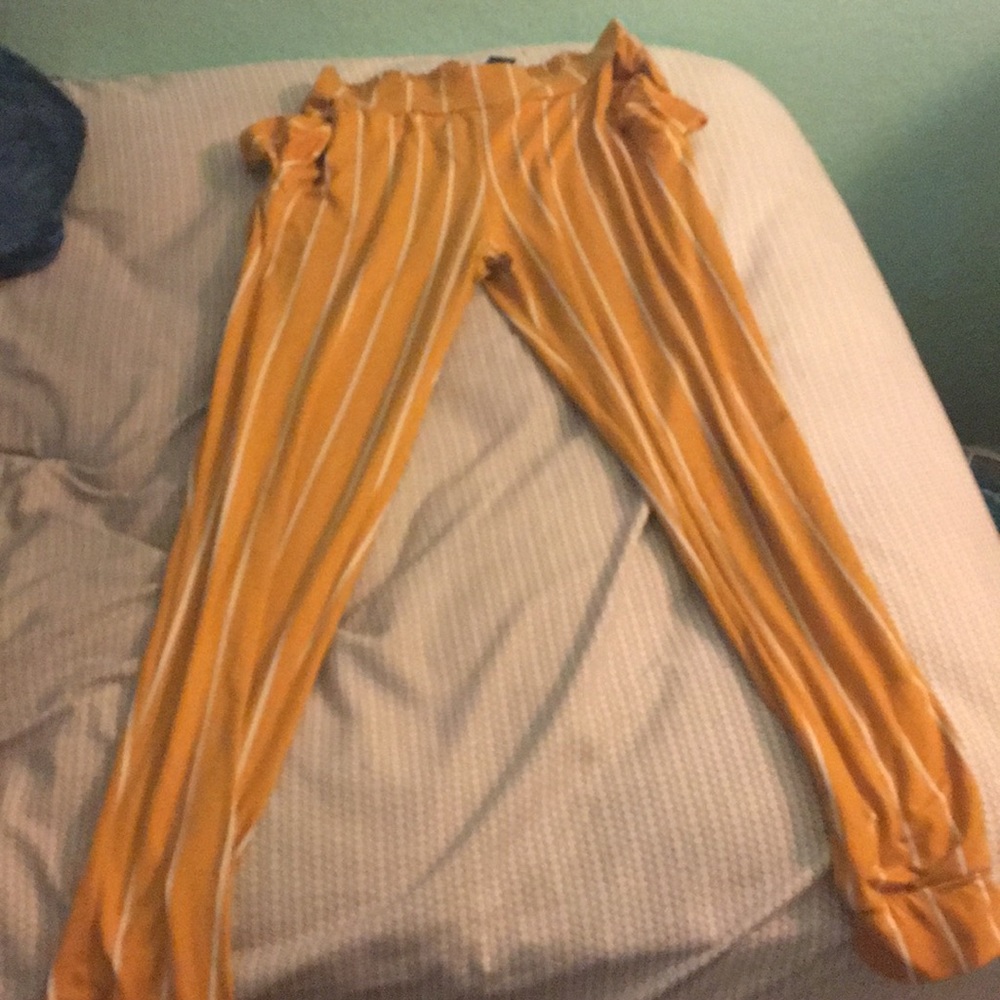 Yellow Striped “Sweats“